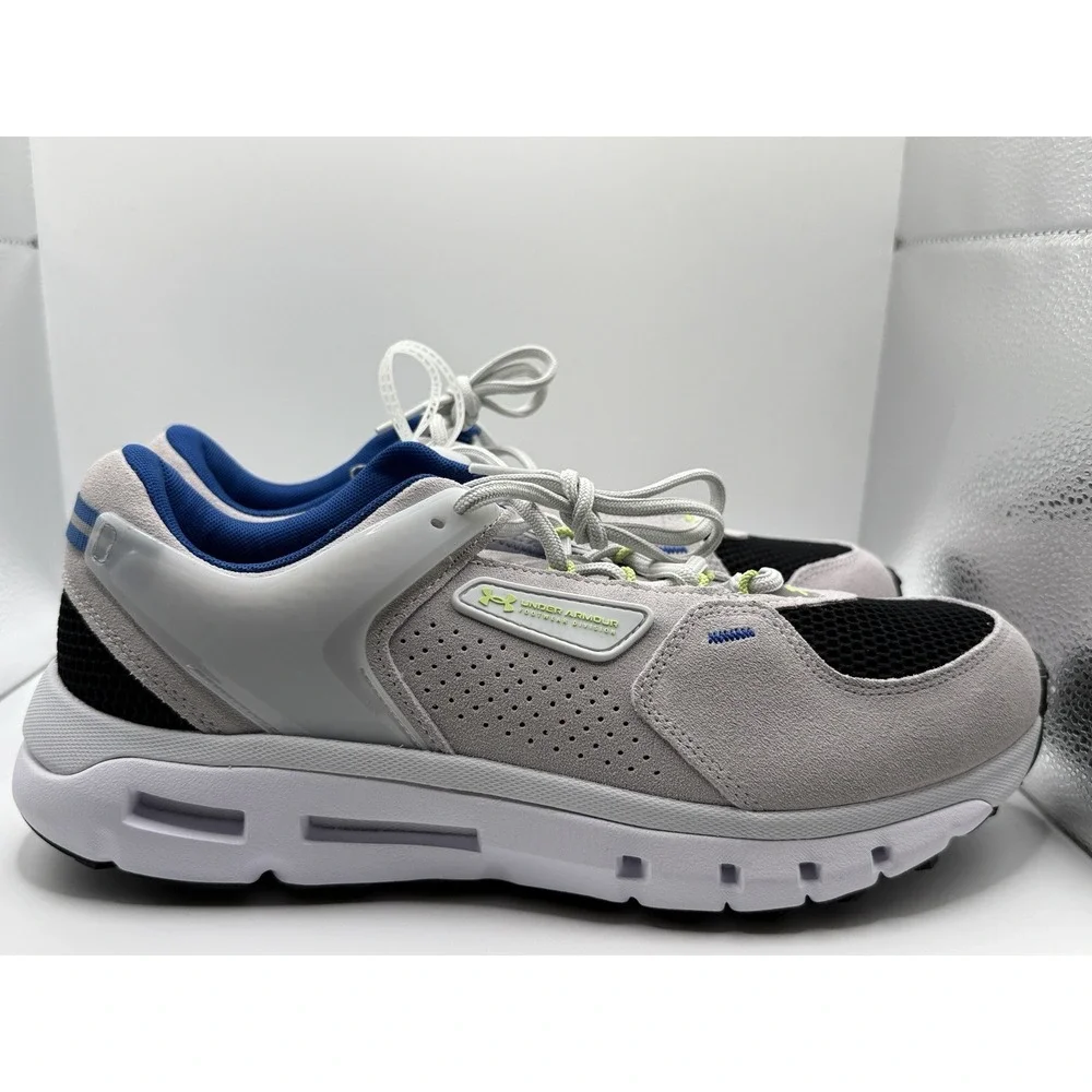 Under Armour Summit Trek Suede Distant Gray Tech Blue 3028424-102 Mens 11.5